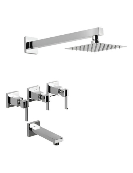 Quartier Cromo Lever Bañera C/Transf